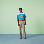 COTTON JERSEY T-SHIRT WITH GUCCI PRINT