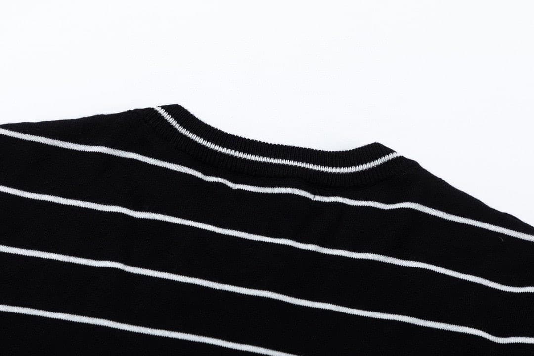 Prada Superfine wool Strip TShirt