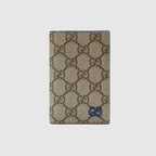 LONG CARD CASE WITH GG DETAIL