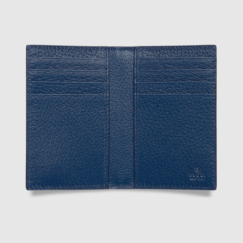 LONG CARD CASE WITH GG DETAIL