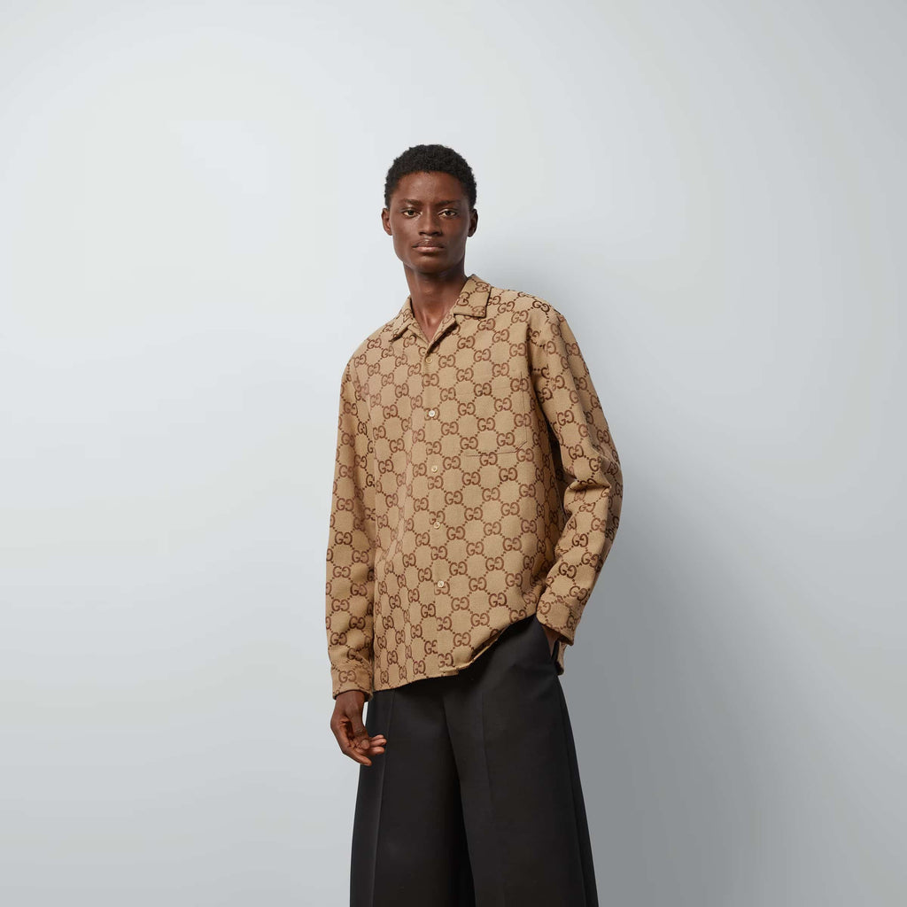 Gucci Maxi GG canvas shirt