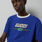 T-SHIRT WITH GUCCI PRINT