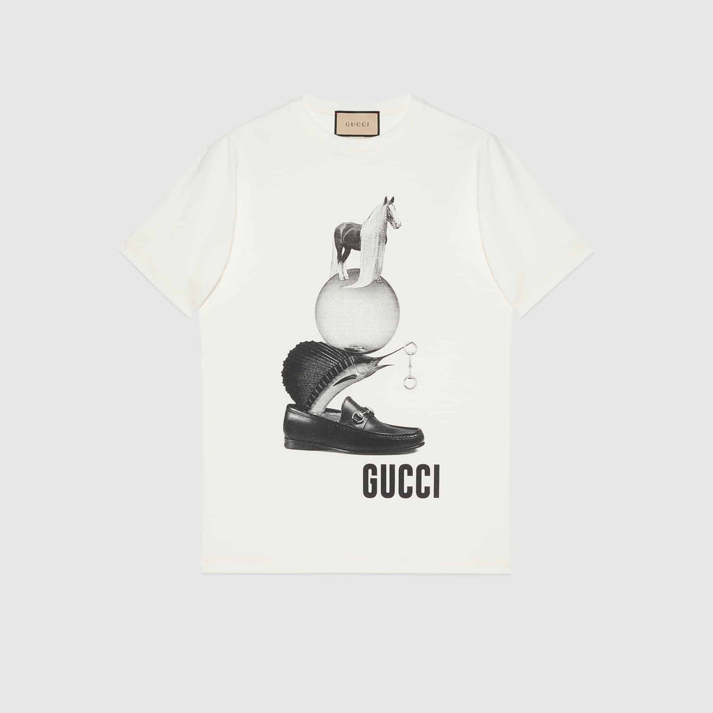 COTTON JERSEY PRINTED T-SHIRT