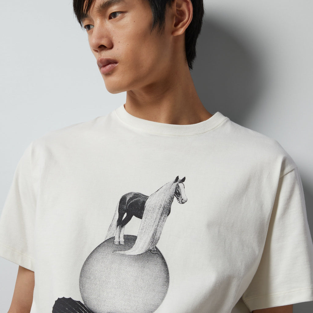 COTTON JERSEY PRINTED T-SHIRT