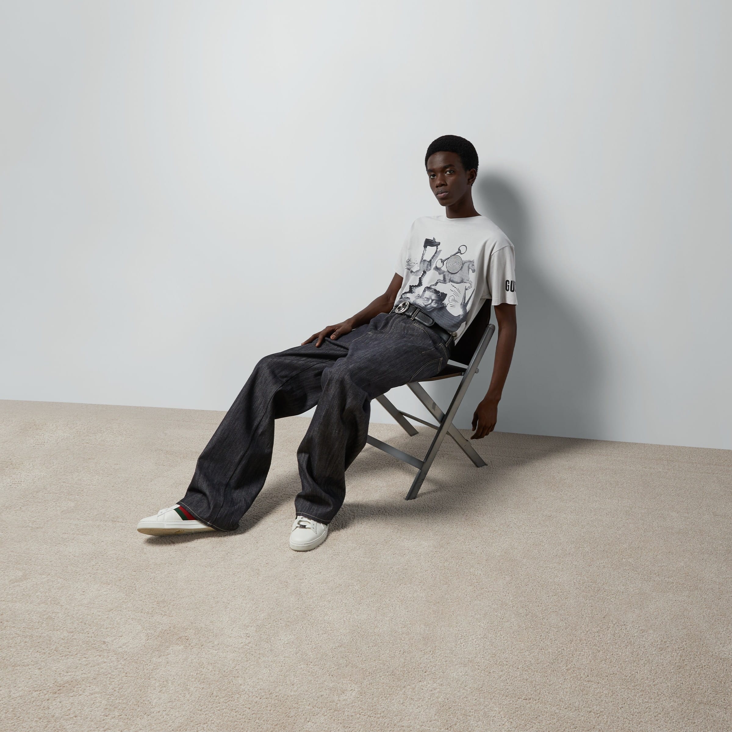COTTON JERSEY PRINTED T-SHIRT