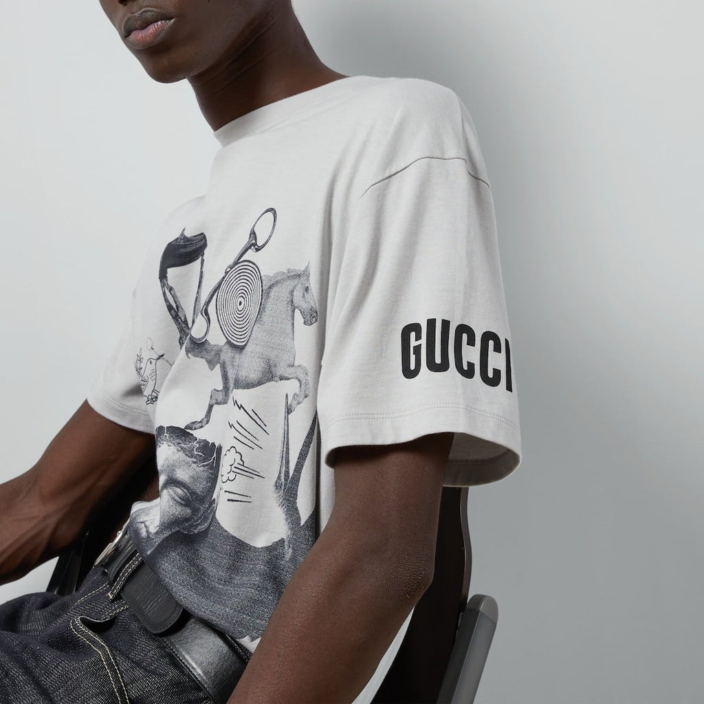COTTON JERSEY PRINTED T-SHIRT