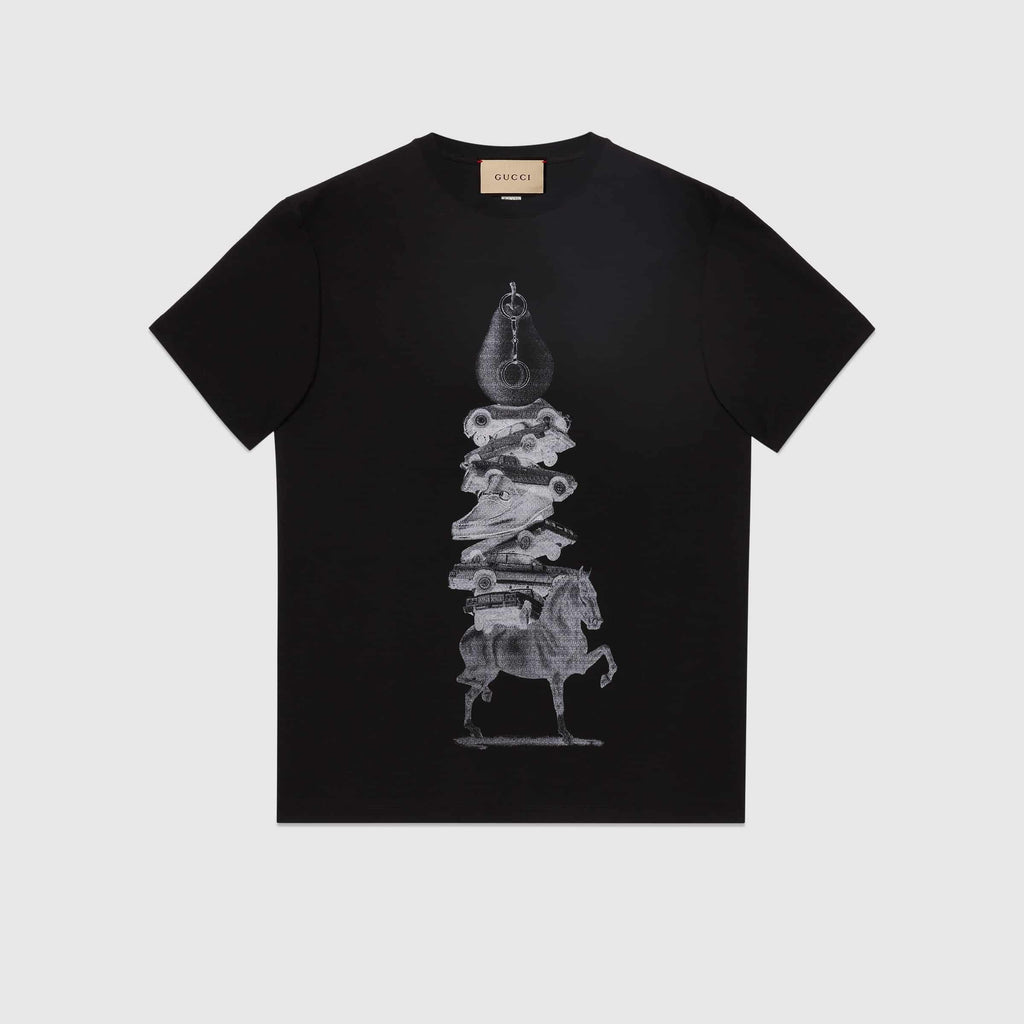 COTTON JERSEY PRINTED T-SHIRT