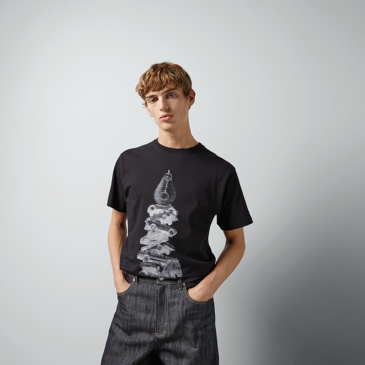 COTTON JERSEY PRINTED T-SHIRT