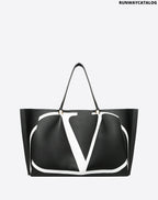 Valentino Large VLOGO Escape Shopper With Inlay Detail