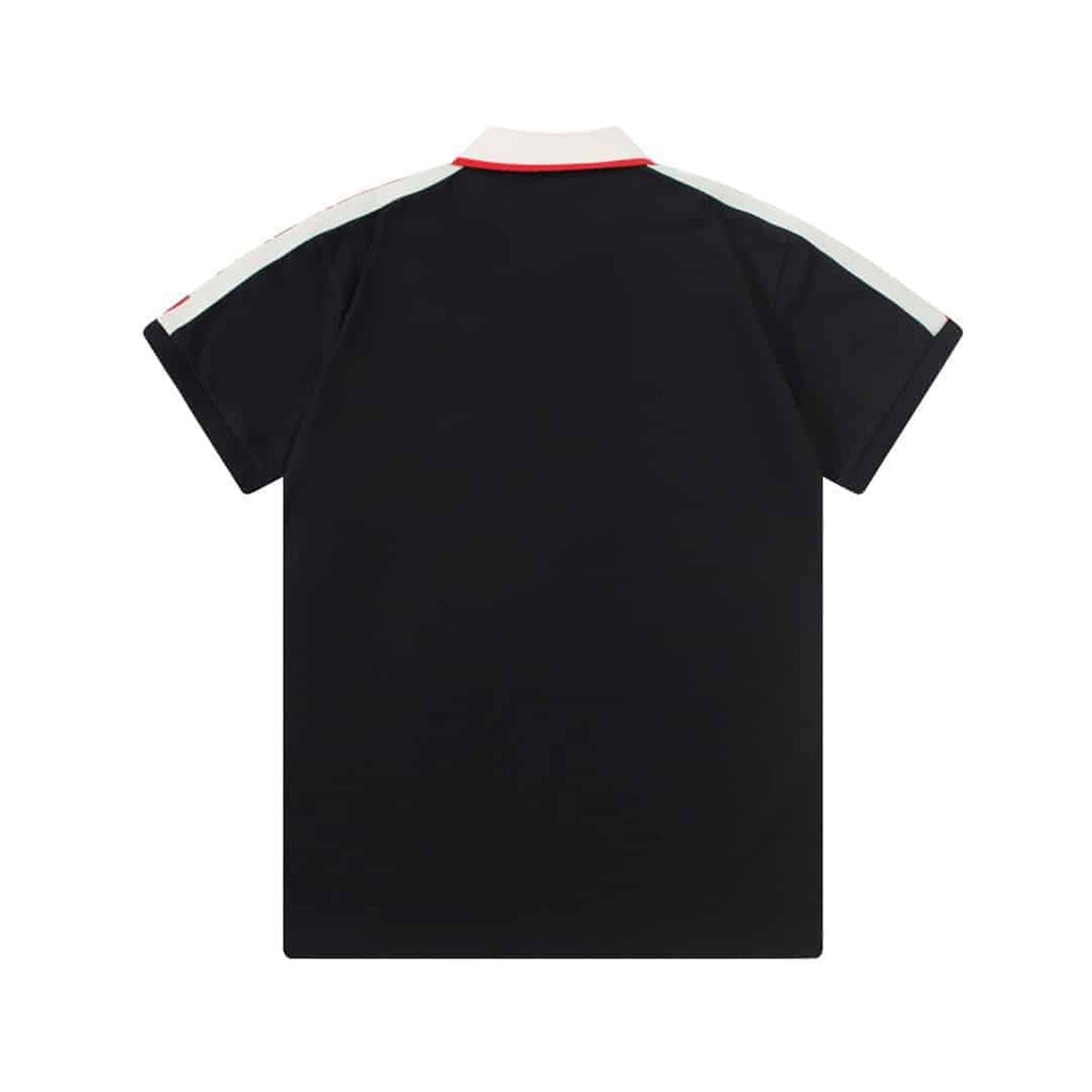 Gucci Side Stripe Logo Pique Polo
