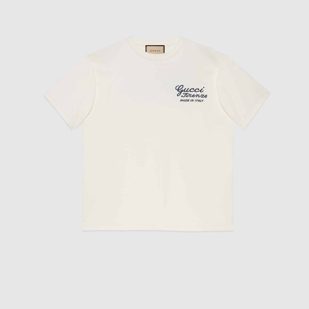 COTTON JERSEY T-SHIRT WITH EMBROIDERY