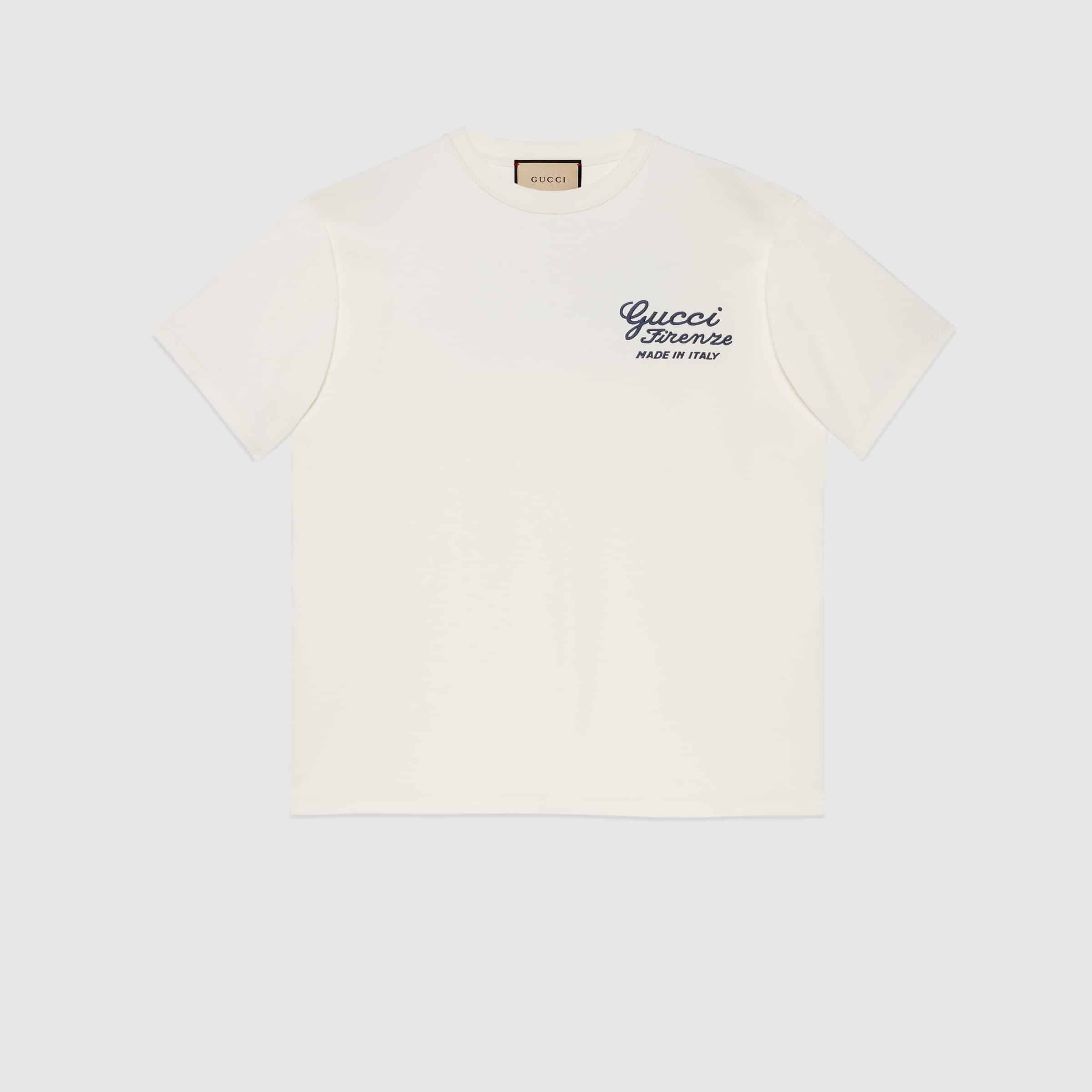 COTTON JERSEY T-SHIRT WITH EMBROIDERY