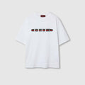 COTTON JERSEY T-SHIRT WITH GUCCI PRINT