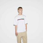 COTTON JERSEY T-SHIRT WITH GUCCI PRINT