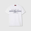 COTTON JERSEY T-SHIRT WITH GUCCI PRINT