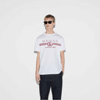 COTTON JERSEY T-SHIRT WITH GUCCI PRINT