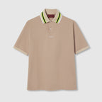 COTTON POLO SHIRT WITH EMBROIDERY