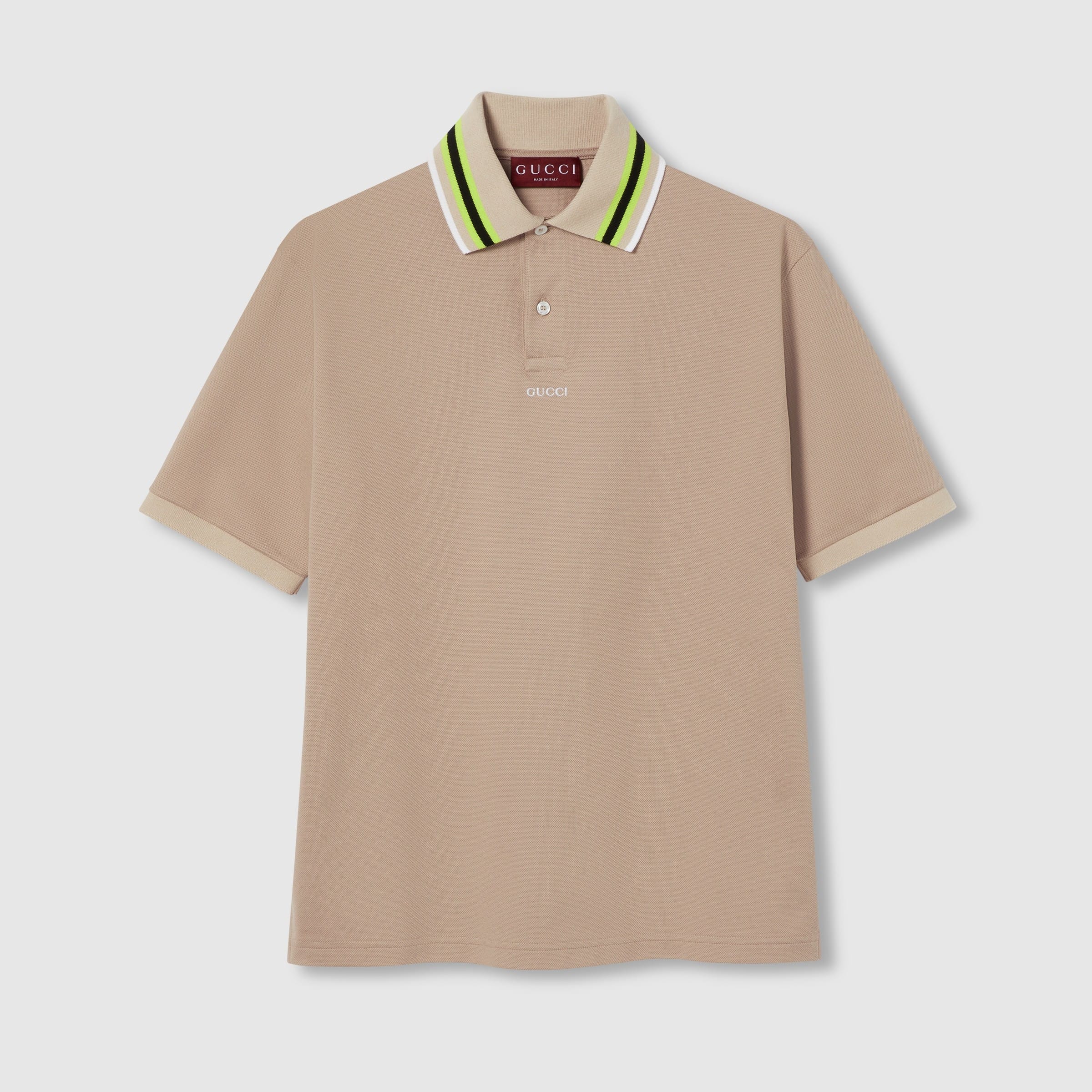 COTTON POLO SHIRT WITH EMBROIDERY
