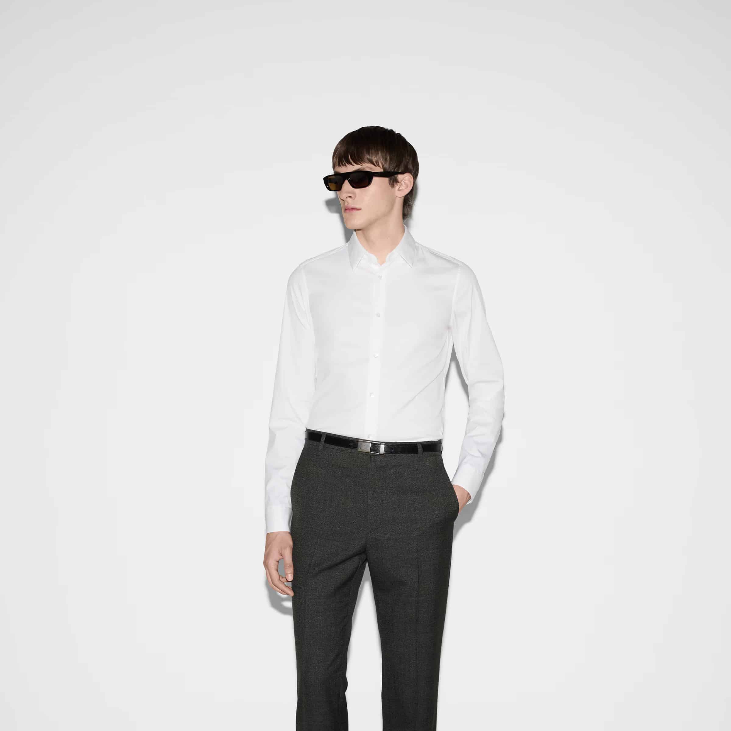 Gucci Stretch cotton poplin shirt