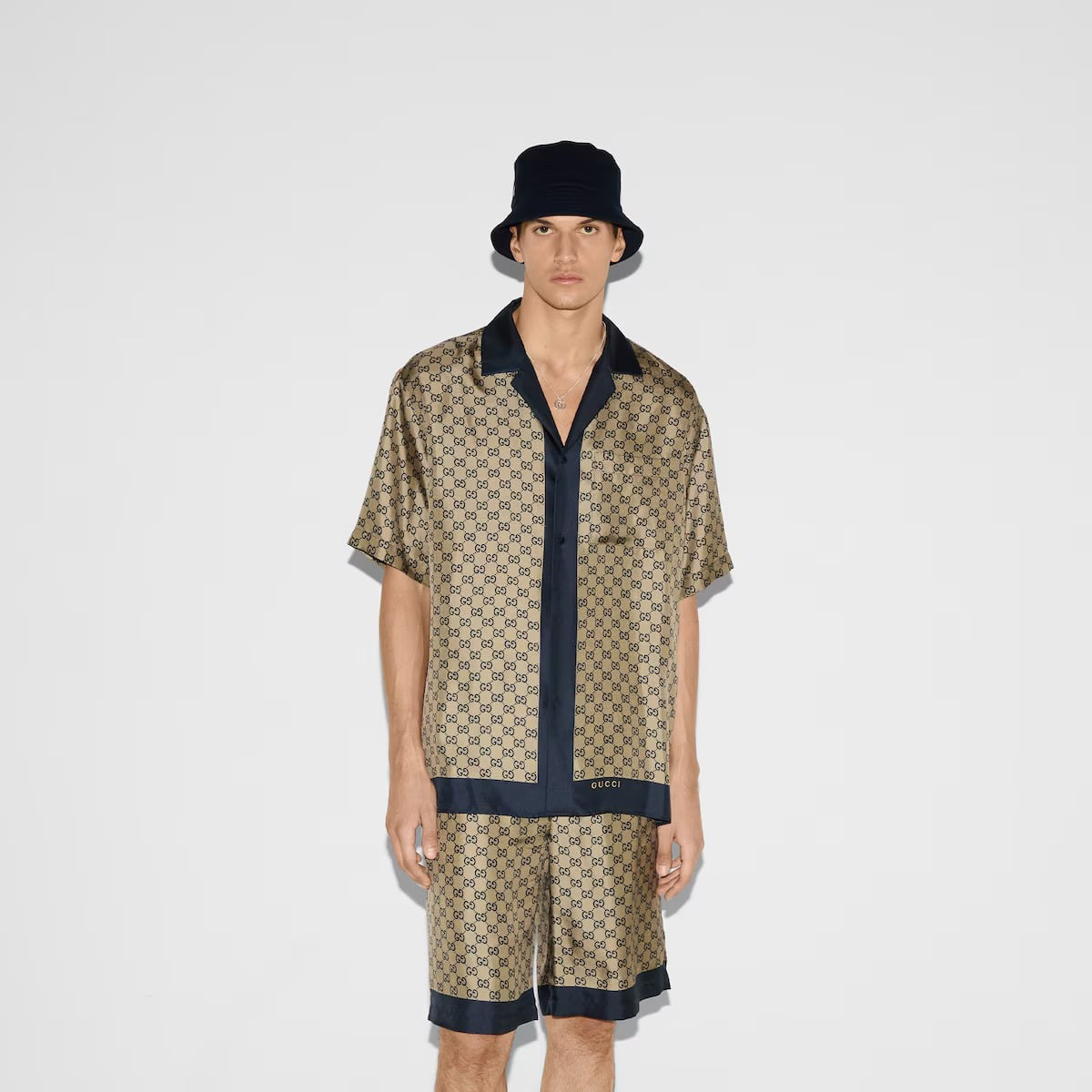 Gucci Printed silk shirt