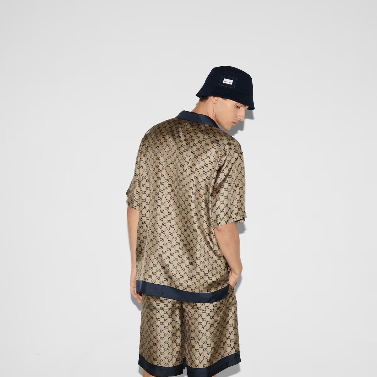 Gucci Printed silk shirt