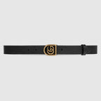Gucci Leather belt with crystal Dionysus buckle