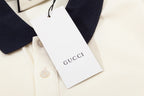 Gucci Side Stripe Logo Pique Polo