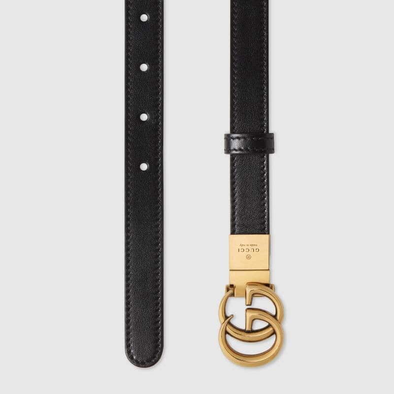 Gucci GG Marmont Reversible Thin Belt