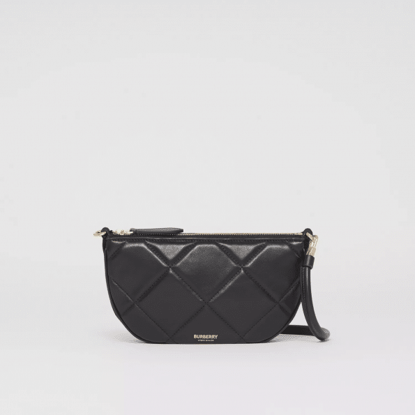 Burberry Quilted Lambskin Olympia Pouch