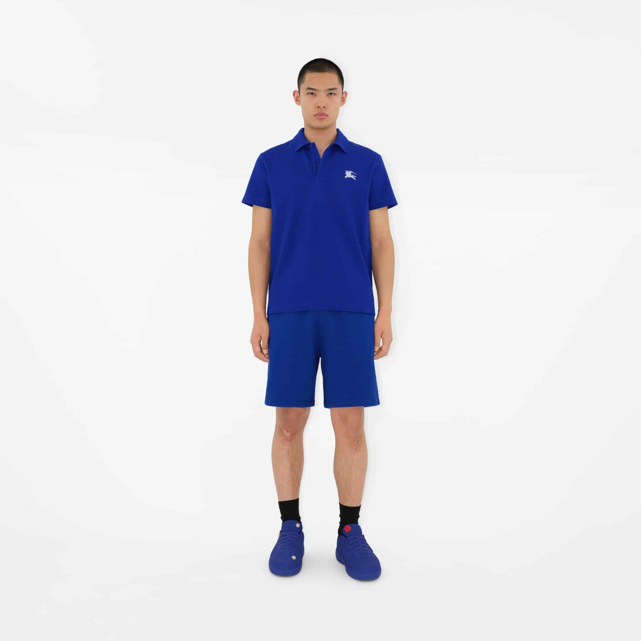 Cotton Polo ShirtPrice undefined Colour: Blue
