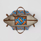 Burberry Mini Monogram Print E-canvas Beach Tote