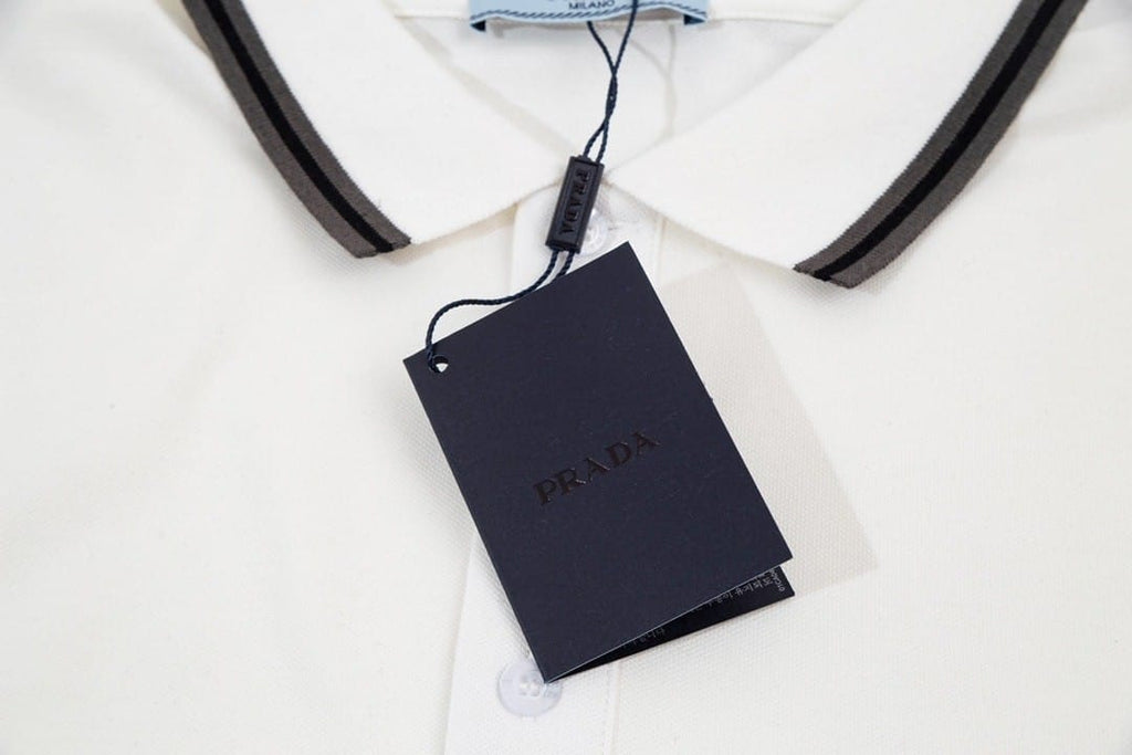 Prada Cotton White Polo shirt