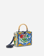 Dolce &amp; Gabbana Dolce Box Bag in Hand-Painted Majolica Wood