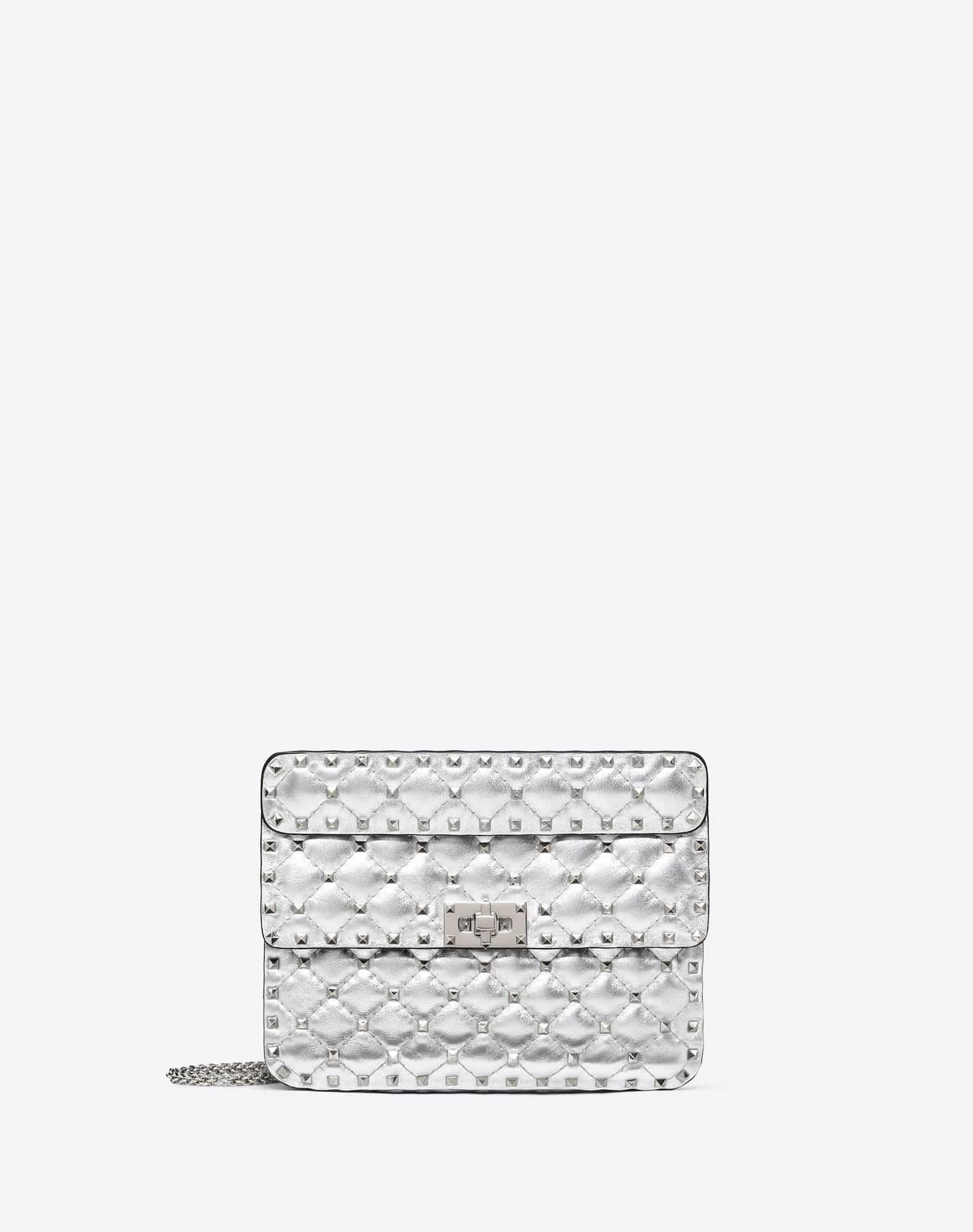 Valentino Medium Metallic Rockstud Spike Bag