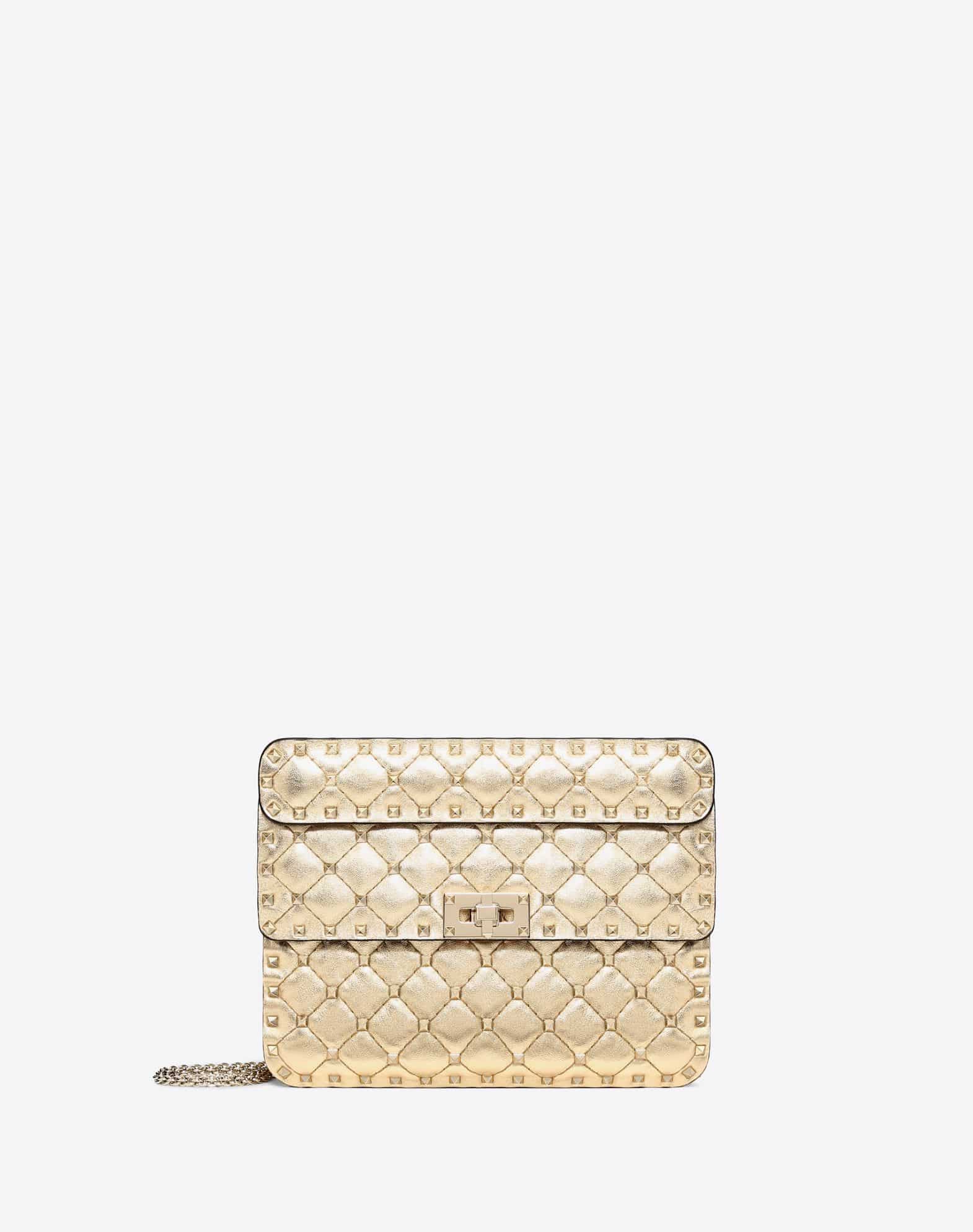 Valentino Medium Metallic Rockstud Spike Bag