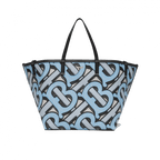 Burberry Mini Monogram Print E-canvas Beach Tote