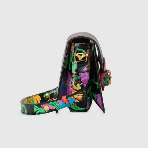 Gucci Ken Scott print Gucci Horsebit 1955 shoulder bag
