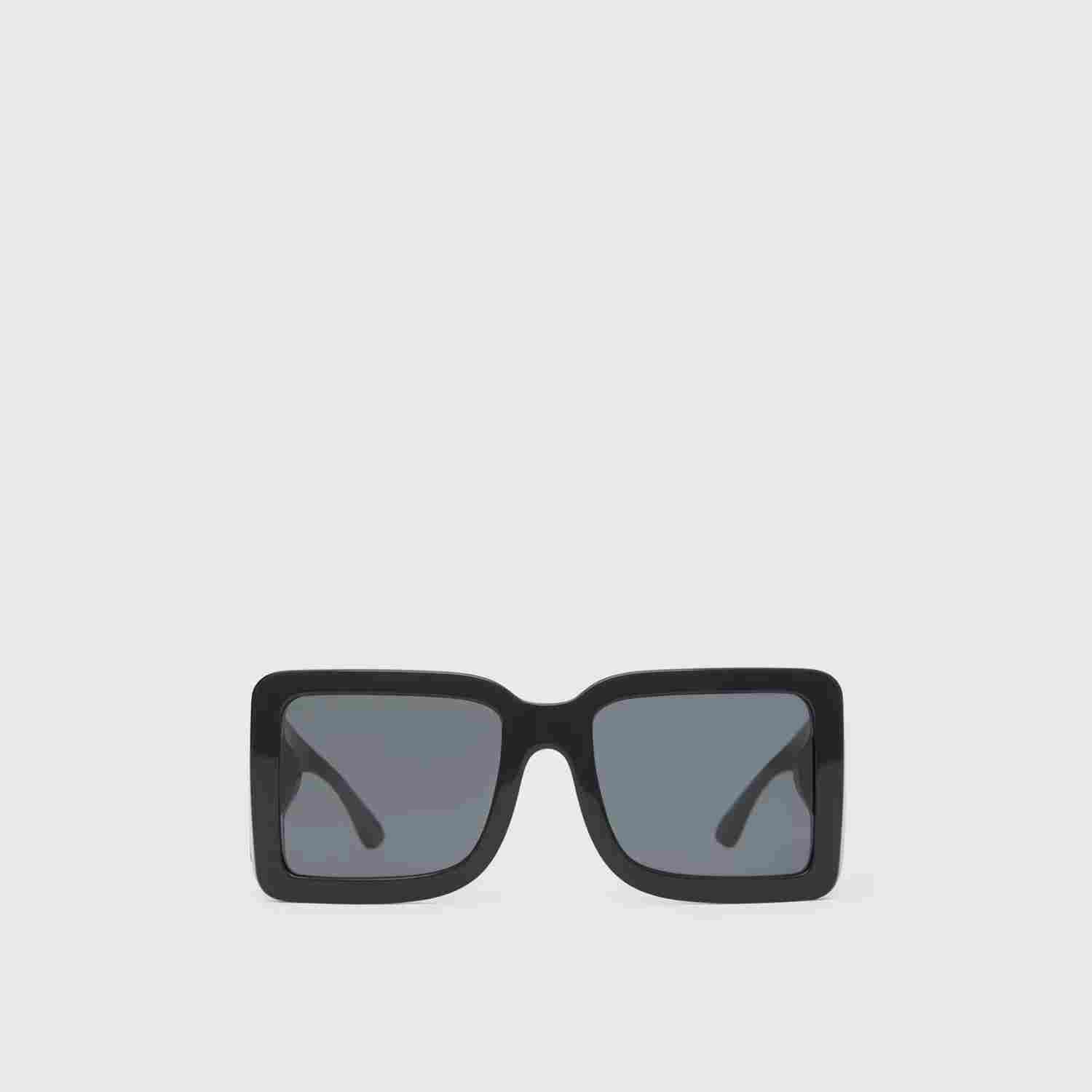 Burberry B Motif Square Frame Sunglasses