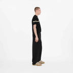 Striped Cotton T-shirtPrice undefined Colour: Black