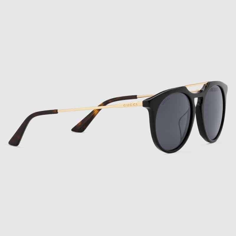 Gucci Round-frame acetate sunglasses