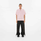 Striped Cotton Polo ShirtPrice undefined Colour: Cameo