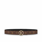 Louis Vuitton Monogram LV Circle Reversible Belt