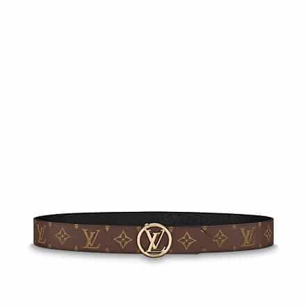 Louis Vuitton Monogram LV Circle Reversible Belt