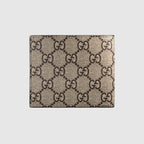 Gucci Bee print GG Supreme Wallet