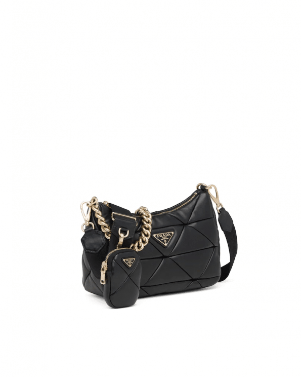Prada Leather Patchwork Shoulder Bag