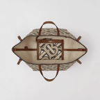 Burberry Mini Monogram Print E-canvas Beach Tote