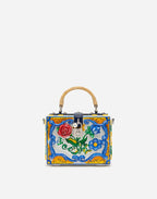 Dolce &amp; Gabbana Dolce Box Bag in Hand-Painted Majolica Wood