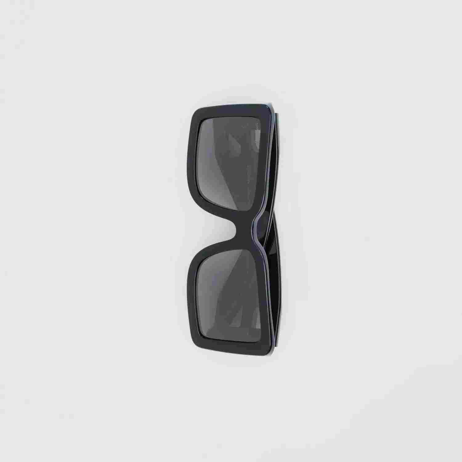 Burberry B Motif Square Frame Sunglasses