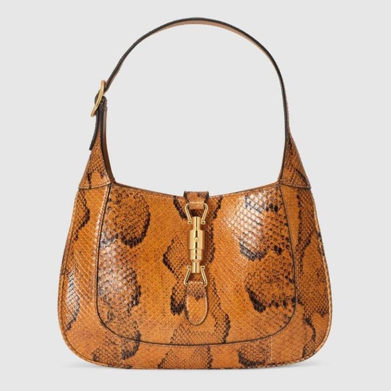 Gucci Jackie Python Small Hobo Bag