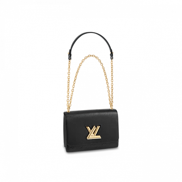 Louis Vuitton Twist MM Bag in Black